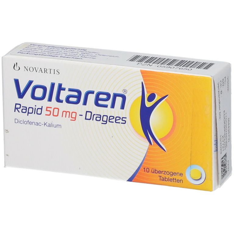 Voltaren Rapid 50 Mg 10 St Mit Dem E-Rezept Kaufen - Shop Apotheke