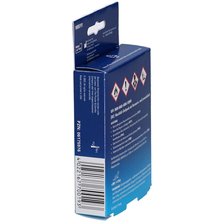 Wick Ricariche VapoPads Per Umidificatori E Inalatori - Confezione Da 7, Profumo Di Rosmarino E Lavanda, Per Un Benessere Rilassante
