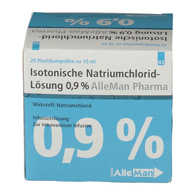 Isotonische Natriumchlorid-Lösung 0,9 % 20x10 ml - Shop Apotheke