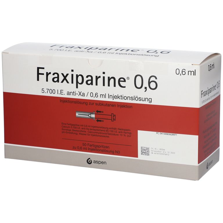 Fraxiparine® 06 50x06 Ml Mit Dem E Rezept Kaufen Shop Apotheke