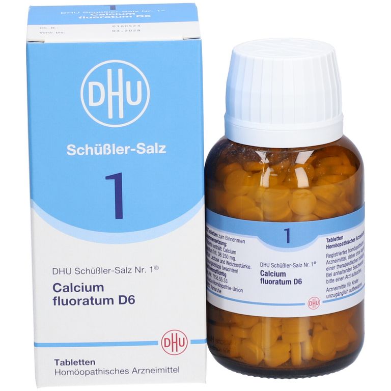 DHU Schüßler-Salz Nr. 1® Calcium fluoratum D6 420 St - Shop Apotheke