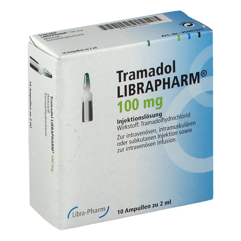 Tramadol LIBRAPHARM® 100 mg 10 St mit dem E-Rezept kaufen - Shop Apotheke