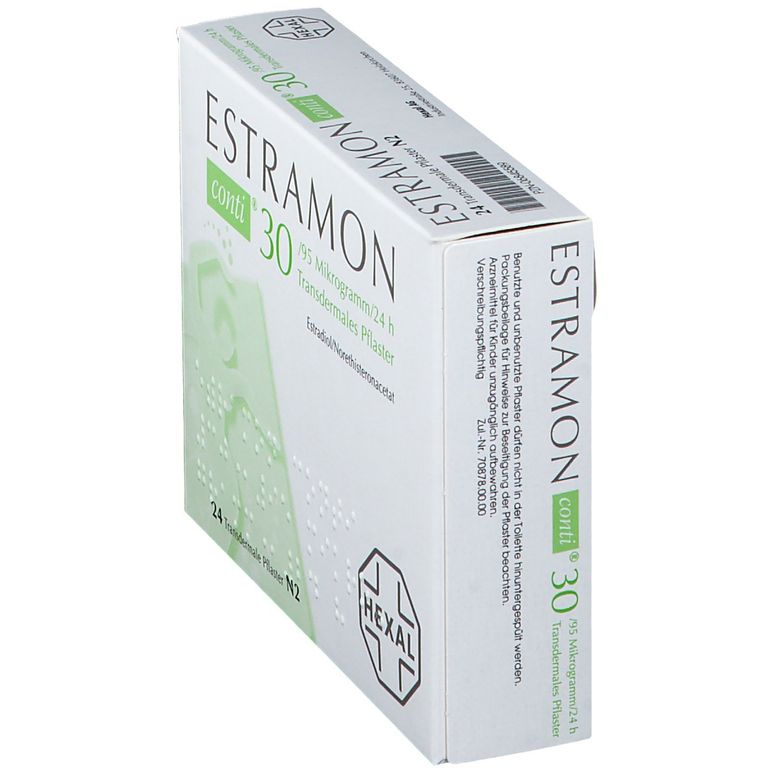 ESTRAMON conti® 30/95 µg/24 Stunden 24 St mit dem ERezept kaufen