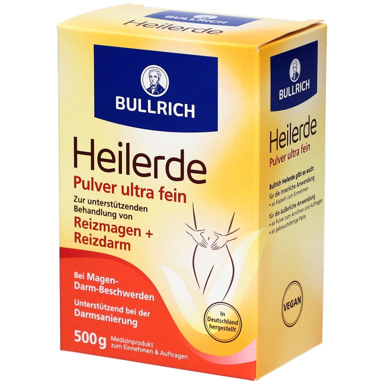 BULLRICH Heilerde Pulver Ultrafein (innerlich) 500 G