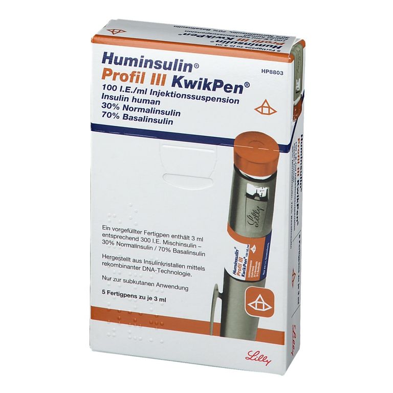 Huminsulin Profil III KwikPen 5 St Mit Dem E Rezept Kaufen Shop Apotheke