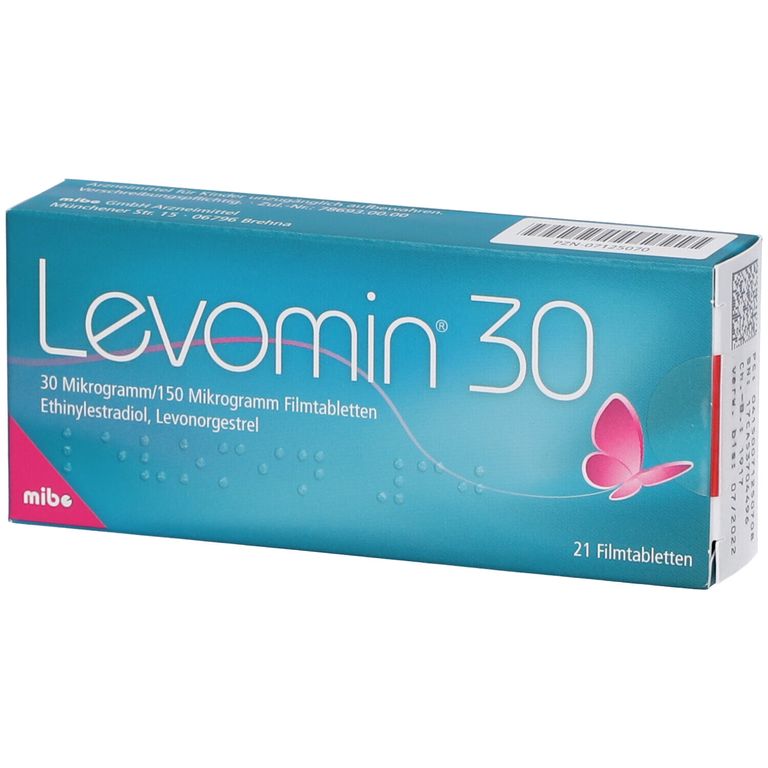 Levomin 30 30 µg/150 µg 21 St mit dem E-Rezept kaufen - Shop Apotheke