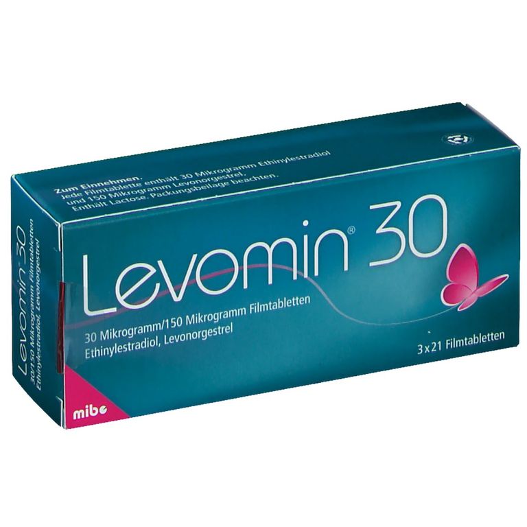 Levomin 30 30 µg/150 µg 3x21 St mit dem E-Rezept kaufen - Shop Apotheke