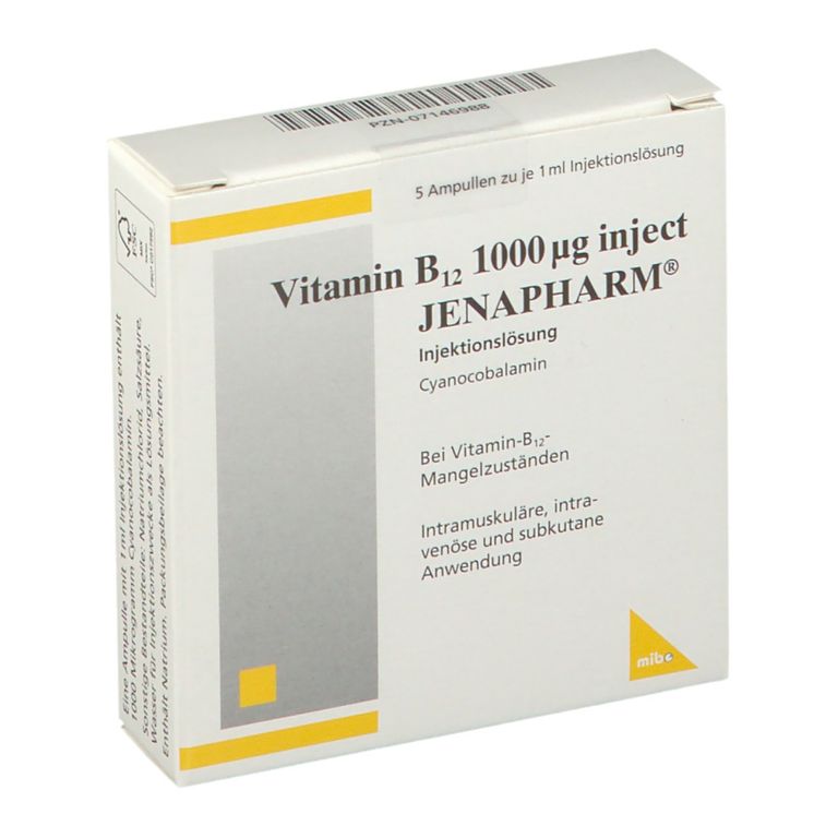 Vitamin B12 1000 µg inject JENAPHARM® 5 St Shop Apotheke