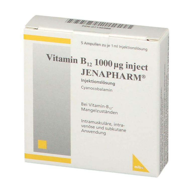 Vitamin B12 1000 µg inject JENAPHARM® 5 St Shop Apotheke
