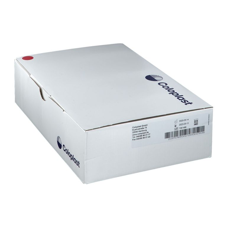 COLOPLAST® Drainagebeutel steril 5-38mm, 100ml Mini Transparent 10 St ...