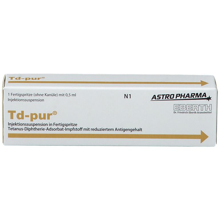 Td-pur® 1x0,5 ml mit dem E-Rezept kaufen - Shop Apotheke