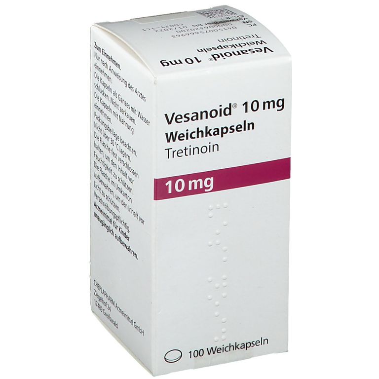 Vesanoid® 10 mg 100 St mit dem ERezept kaufen Shop Apotheke
