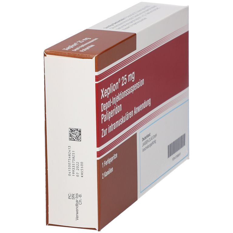 Xeplion 25 mg 1 St mit dem E-Rezept kaufen - Shop Apotheke