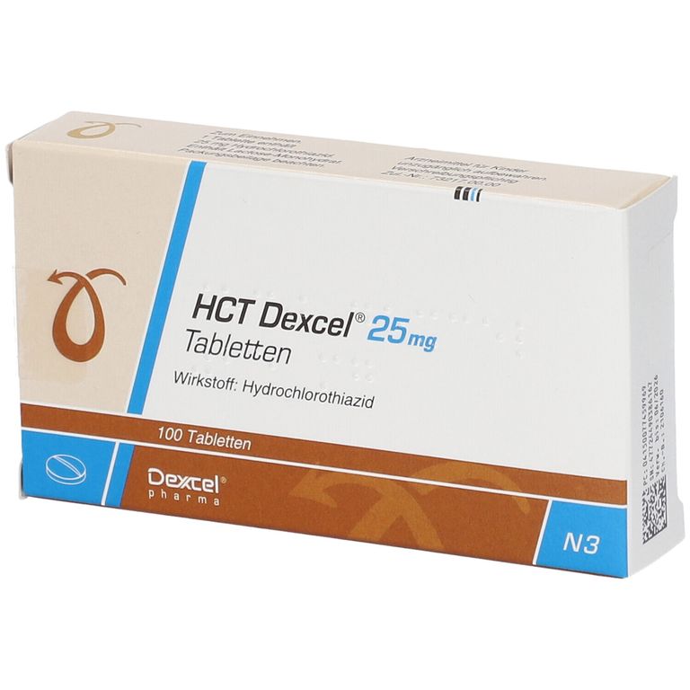 HCT Dexcel® 25 mg 100 St mit dem E-Rezept kaufen - Shop Apotheke