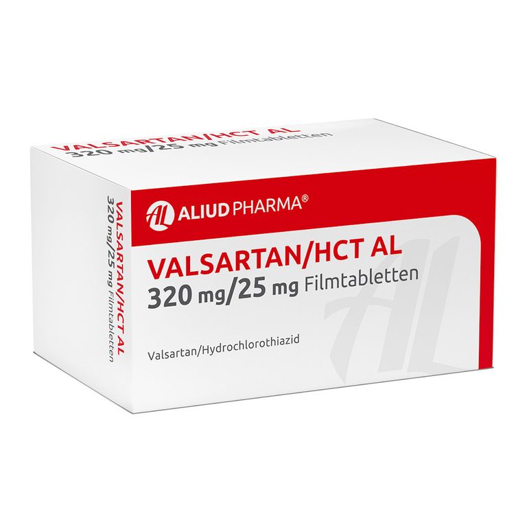 Valsartan/HCT AL 320 mg/25 mg 98 St mit dem E-Rezept kaufen - Shop Apotheke