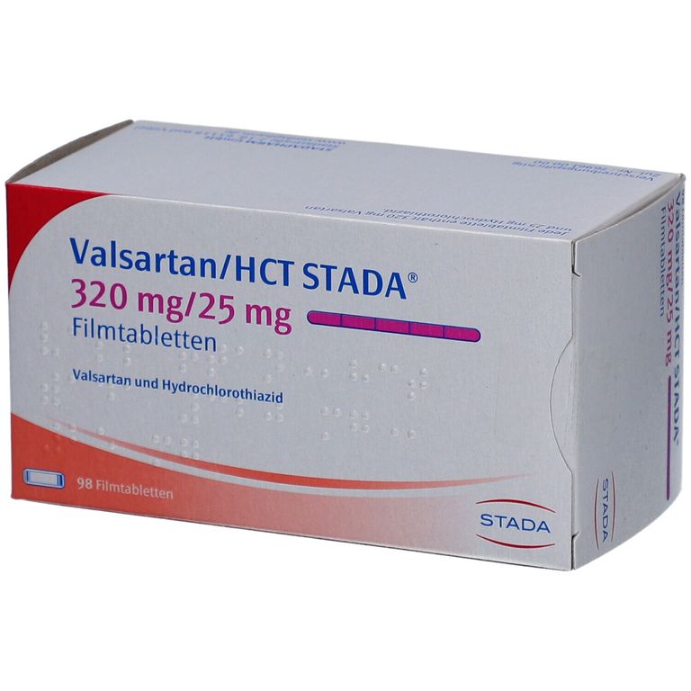 Valsartan/HCT STADA® 320 mg/25 mg 98 St mit dem E-Rezept kaufen - Shop ...