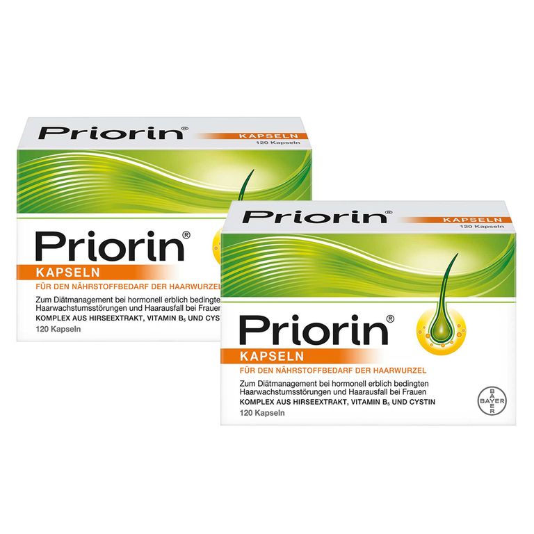 Priorin® Set 2 x 120 Kapseln + Priorin® Kapseln 30 Stück GRATIS - shop ...