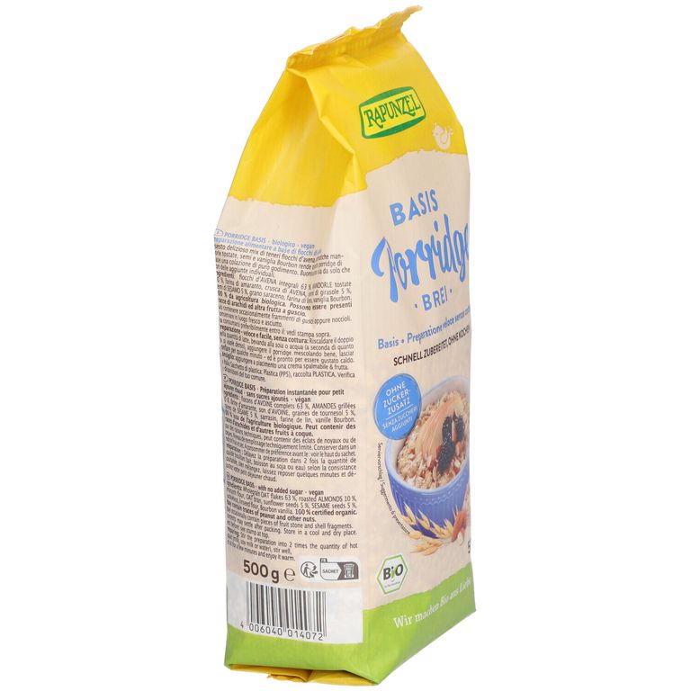 RAPUNZEL Bio Guten Frühstücksbrei Basis 500 g Shop Apotheke