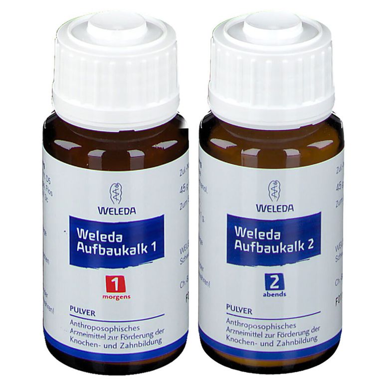 Weleda Aufbaukalk 1+2 2x45 g - Shop Apotheke