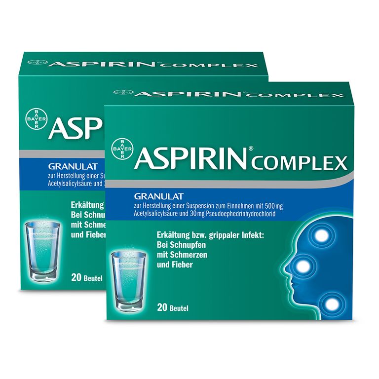 ASPIRIN® Complex Granulat – Effektive Wirkung bei Erkältung mit