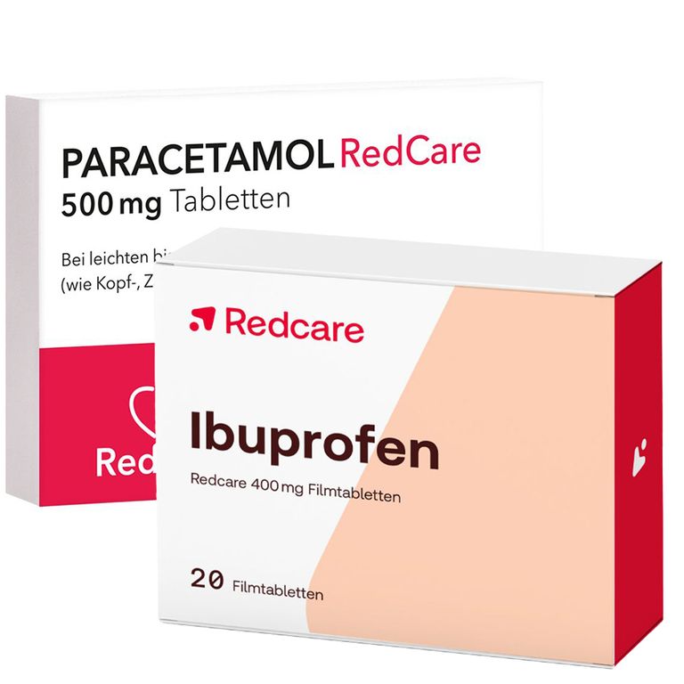Redcare Paracetamol 500 mg + Ibuprofen 400 mg 1 St Shop Apotheke