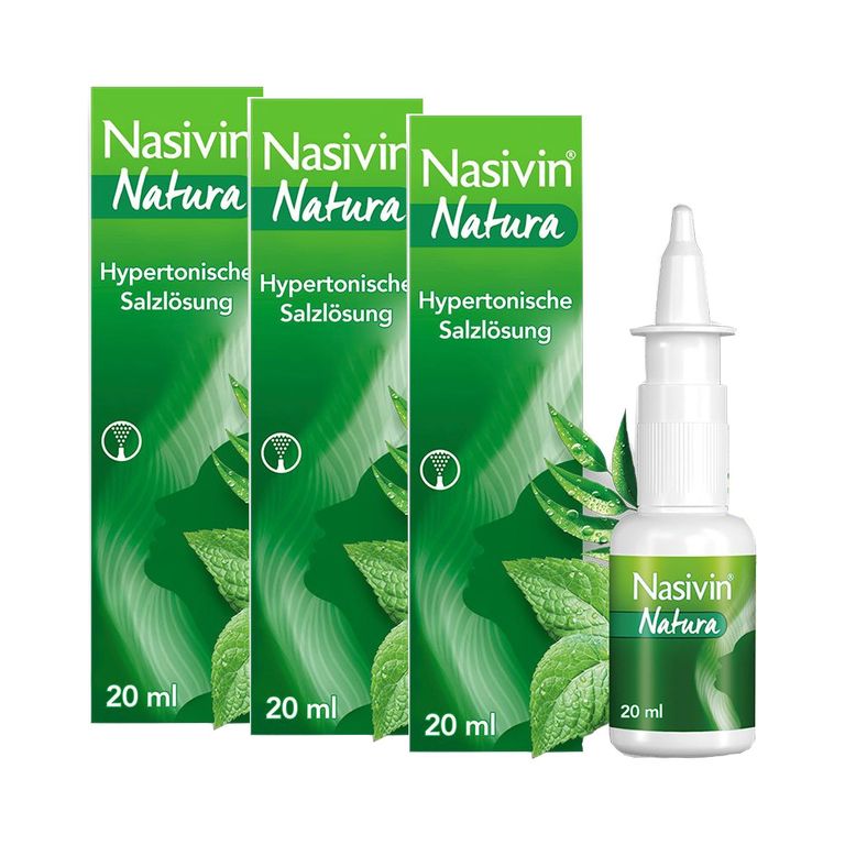 Nasivin® Natura Nasenspray 3er-Pack 3x20 ml - Shop Apotheke