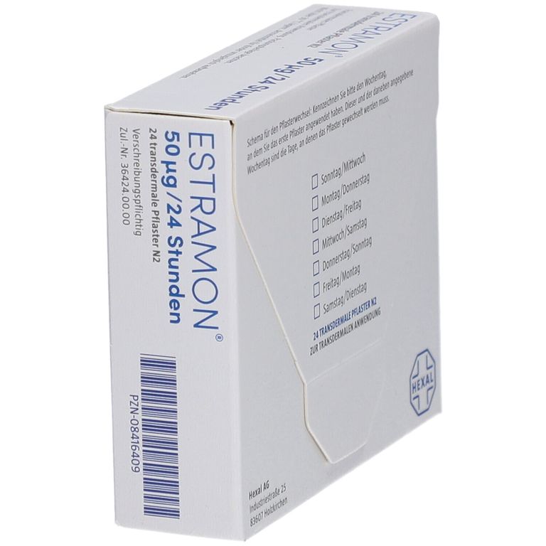 ESTRAMON® 50 µg/24 Stunden 24 St mit dem ERezept kaufen Shop Apotheke
