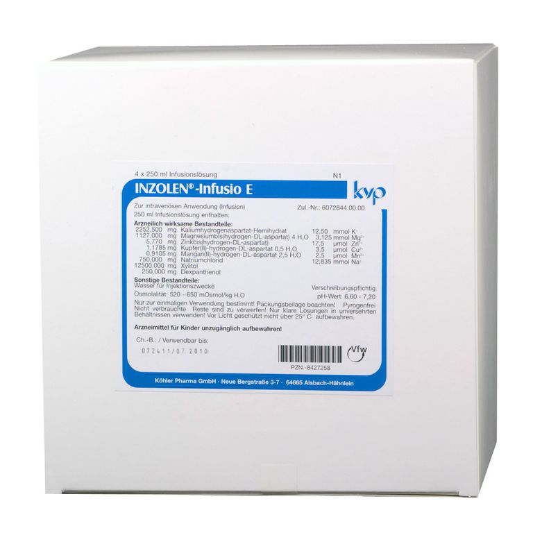 INZOLEN®-Infusio E 10x250 ml mit dem E-Rezept kaufen - SHOP APOTHEKE