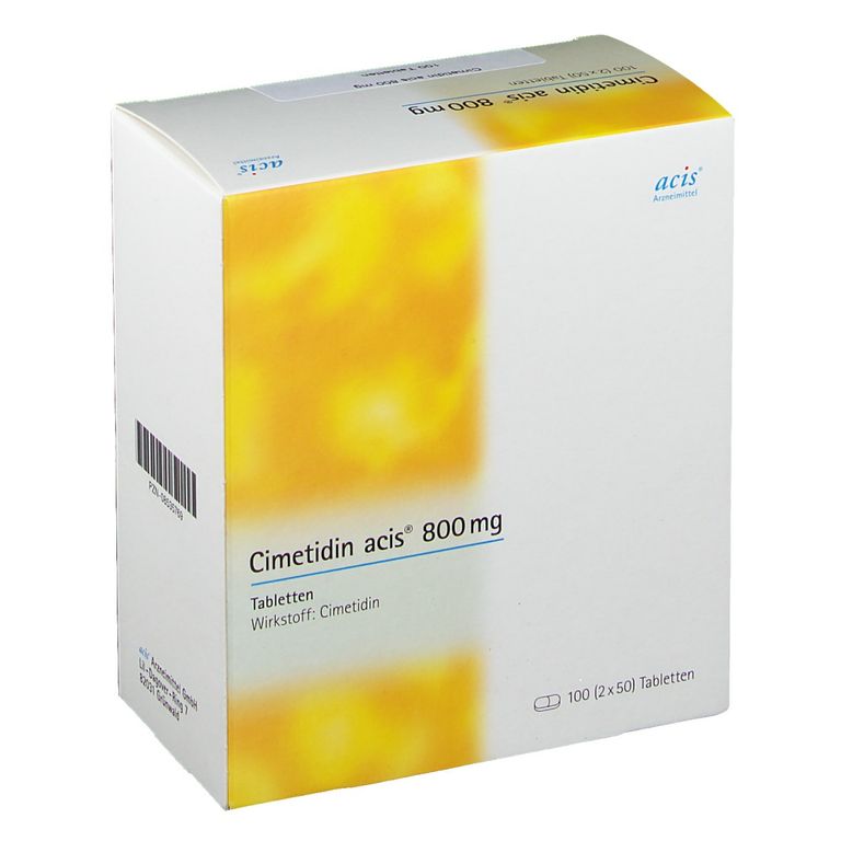 Cimetidin acis® 800Mg 100 St mit dem ERezept kaufen Shop Apotheke