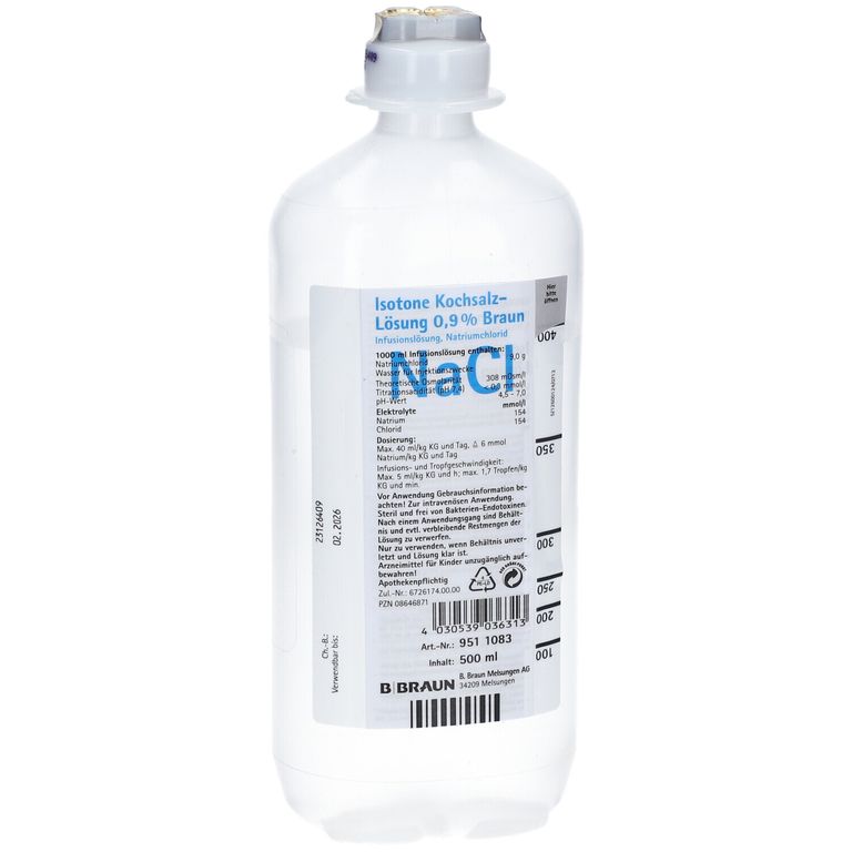 Kochsalzlösung 0,9 Ecoflac Plus 500 ml Shop Apotheke