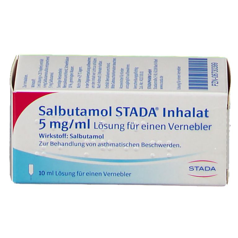 Salbutamol STADA® Inhalat 5 mg/ml 10 ml mit dem E-Rezept kaufen - Shop