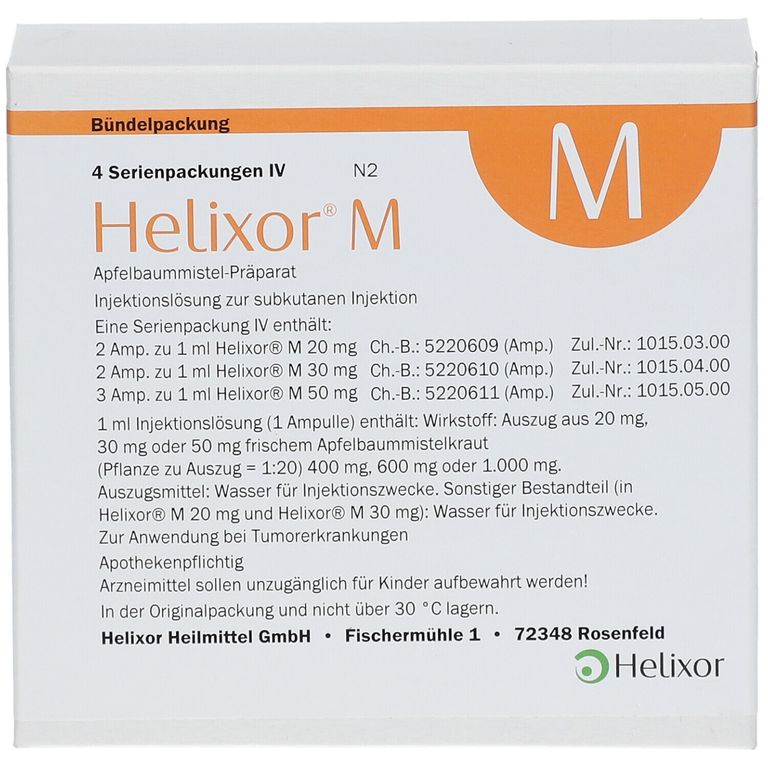 Helixor® M Serienpackung IV 4x7 St - Shop Apotheke