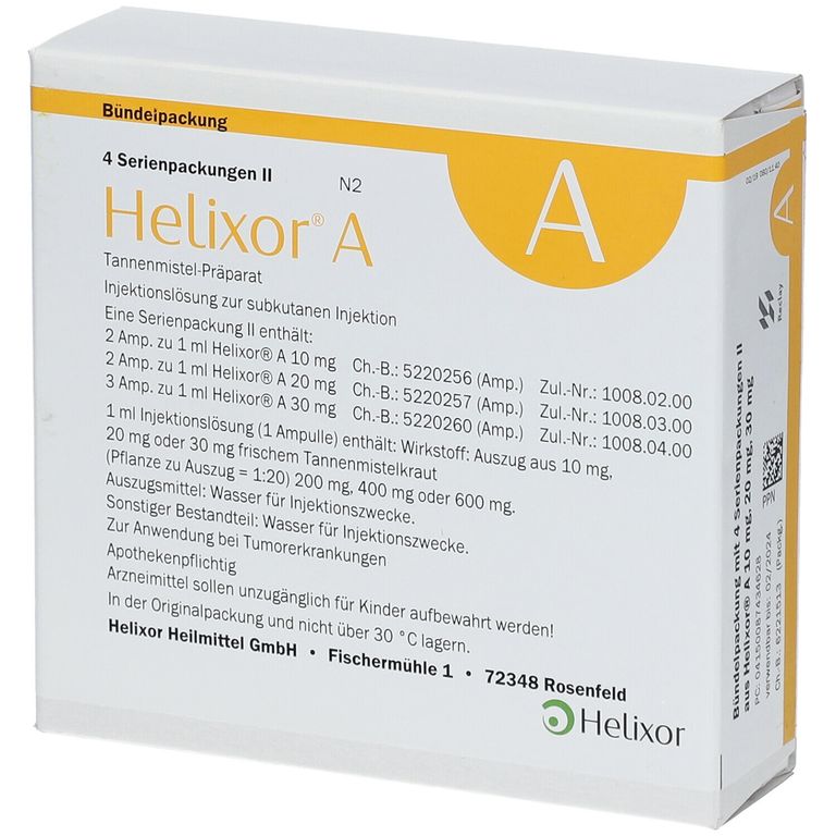 Helixor® A Serienpackung II 4x7 St - Shop Apotheke