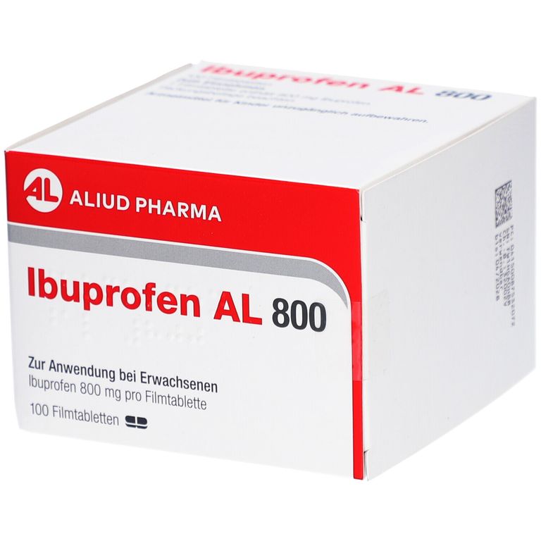 Ibuprofen AL 800 100 St mit dem ERezept kaufen Shop Apotheke