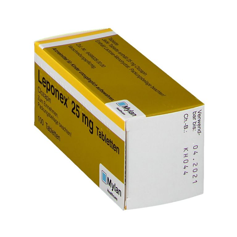 Leponex® 25 Mg 100 St Mit Dem E Rezept Kaufen Shop Apotheke