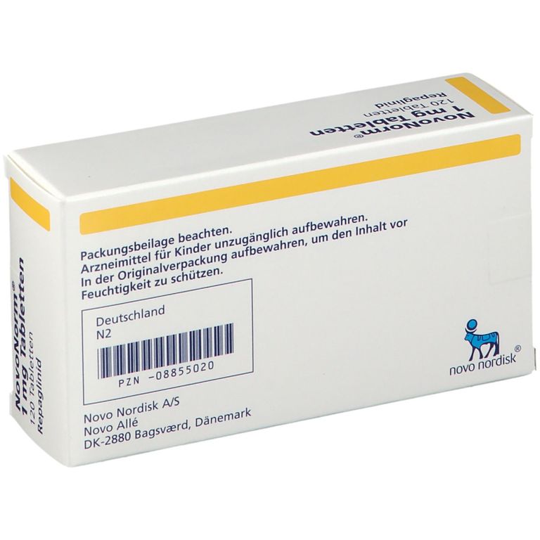 NovoNorm® 1 Mg 120 St Mit Dem E-Rezept Kaufen - Shop Apotheke