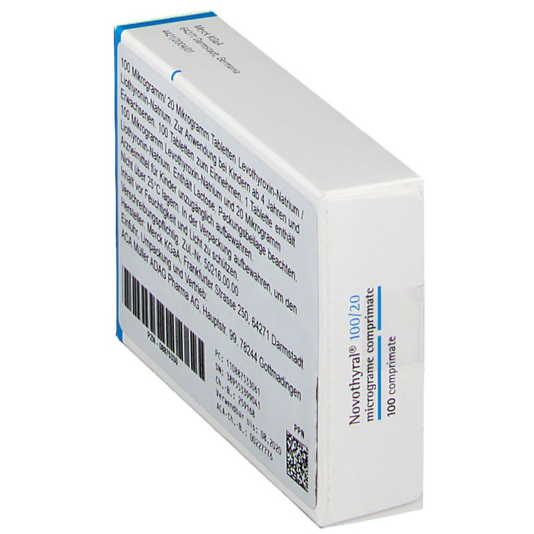 Novothyral® 100 Filmtablett 100 St mit dem E-Rezept kaufen - Shop Apotheke