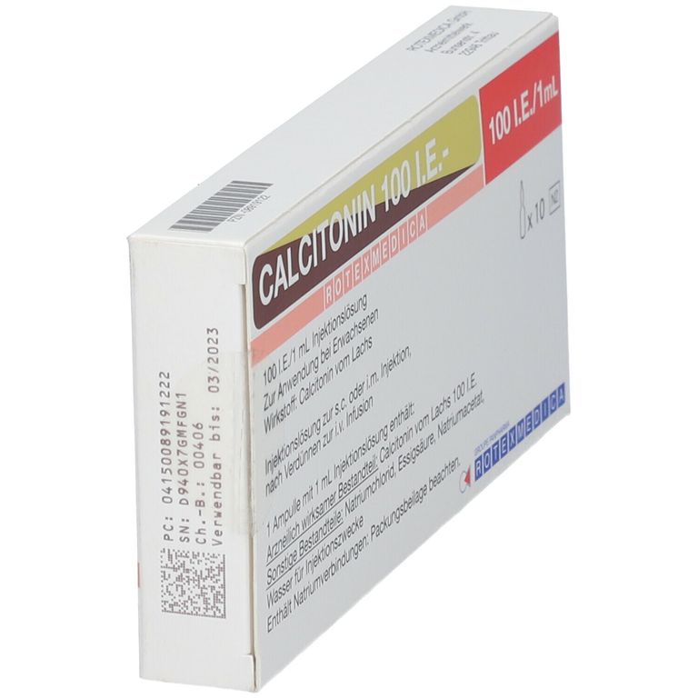 Calcitonin 100 I.E. Rotexmedica 10 St mit dem E-Rezept kaufen - Shop ...