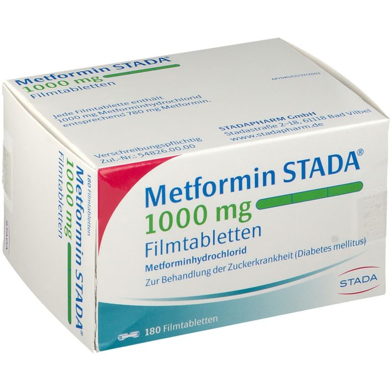 Metformin STADA® 1000 mg 180 St mit dem E-Rezept kaufen - Shop Apotheke