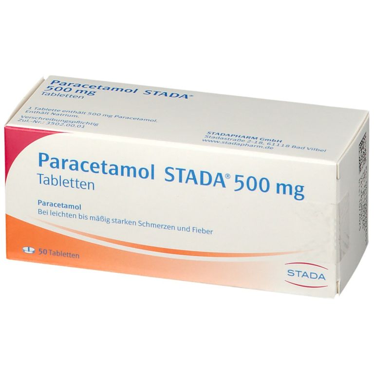 Paracetamol Stada®® 500 Mg 50 St Shop