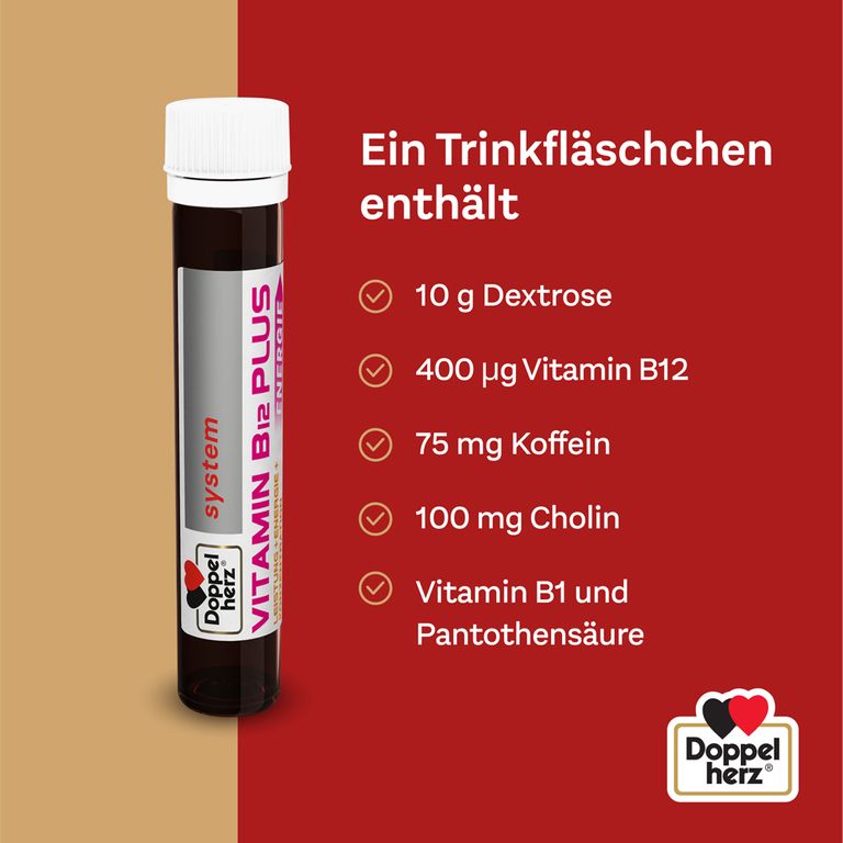 Doppelherz® System Vitamin B12 PLUS Energie 30x25 Ml - Shop Apotheke