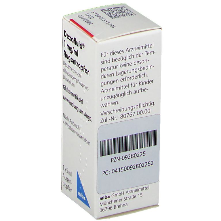Dexafluid 1 mg/ml 1x5 ml mit dem E-Rezept kaufen - Shop Apotheke