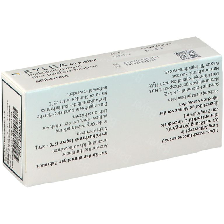 Eylea 40 Mg Ml 1 St Mit Dem E Rezept Kaufen Shop Apotheke