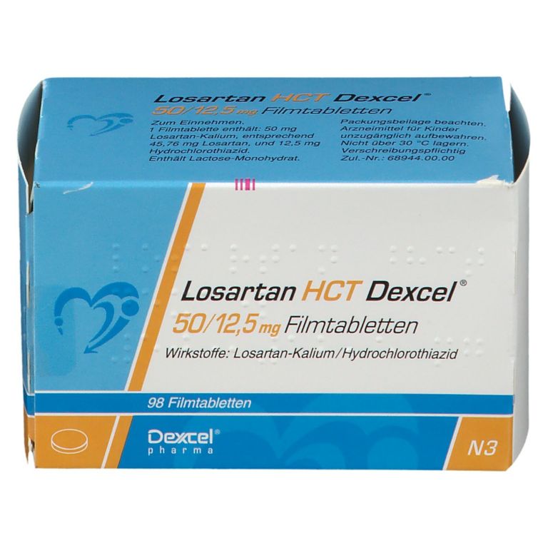 Losartan Hct Dexcel Mg St Mit Dem E Rezept Kaufen Shop Apotheke