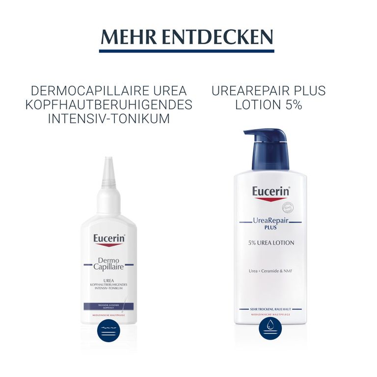 Eucerin DermoCapillaire Urea Kopfhautberuhigendes Shampoo Beruhigt trockene und juckende