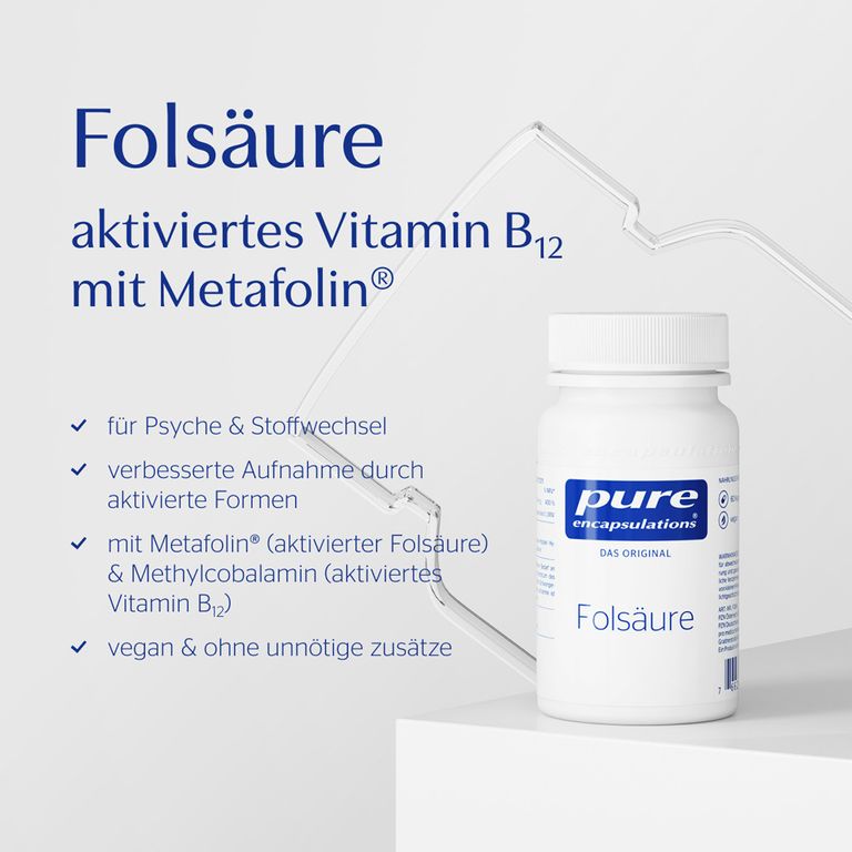 pure encapsulations® Folsäure 60 St - Shop Apotheke