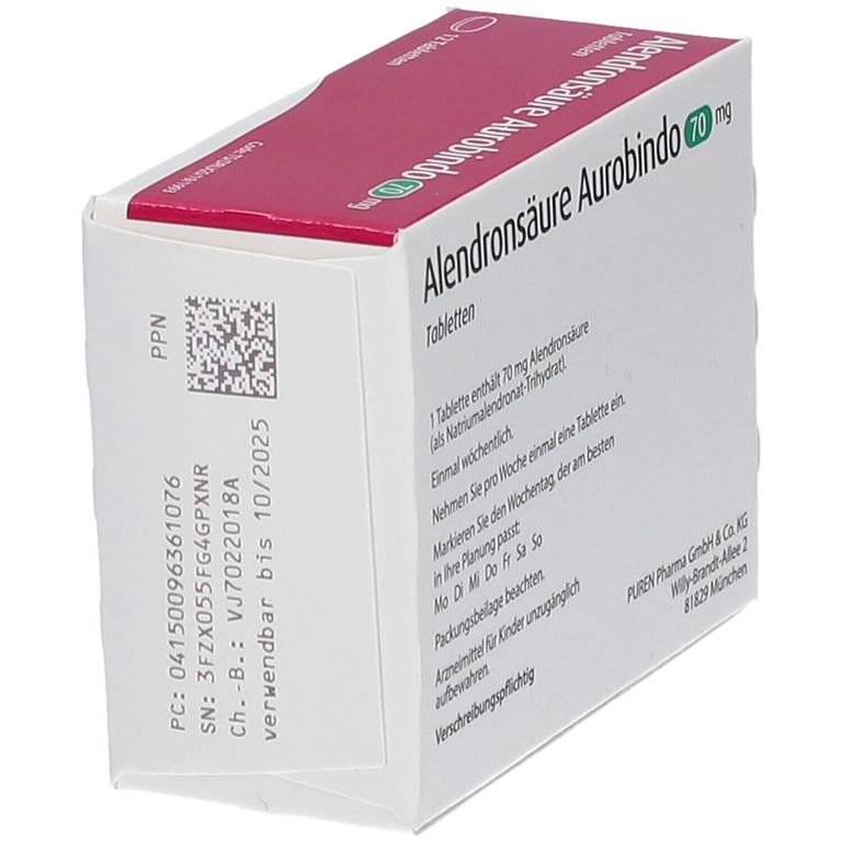 Alendronsäure Aurobindo 70 Mg Erfahrungsberichte www.shop-apotheke.com