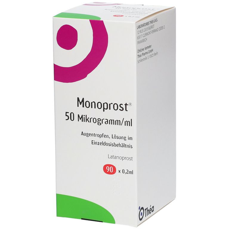 Monoprost® 50 Mikrogramm/ml 90x0,2 ml mit dem ERezept kaufen Shop