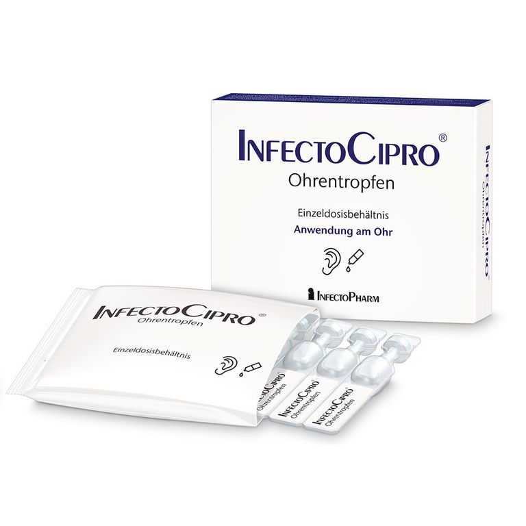 InfectoCipro® 2 mg/ml 15x0,25 ml mit dem ERezept kaufen Shop Apotheke