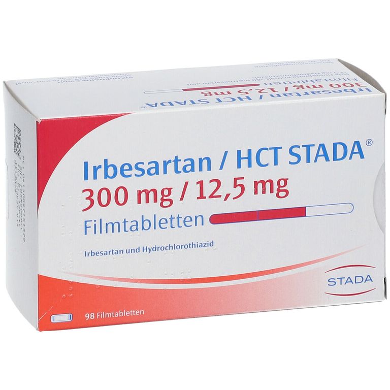 Irbesartan/HCT STADA® 300 mg/12,5 mg 98 St mit dem E-Rezept kaufen ...